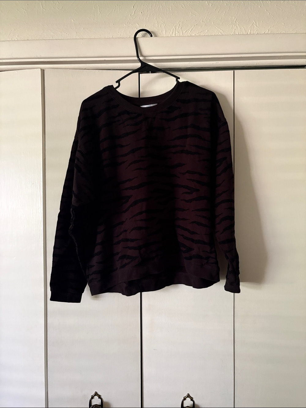 Tiger Stripe Crewneck Sweatshirt